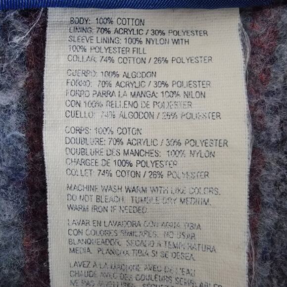 Dickies Denim Barn Chore Work Jacket Coat Sz 4XL Blanket Lined *PAINT* VTG 90's - Picture 13 of 13